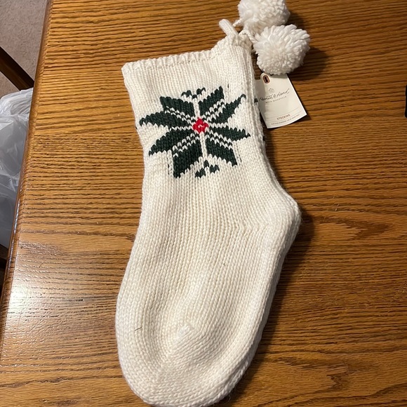 oeko-tex Other - Knit White Christmas Stocking